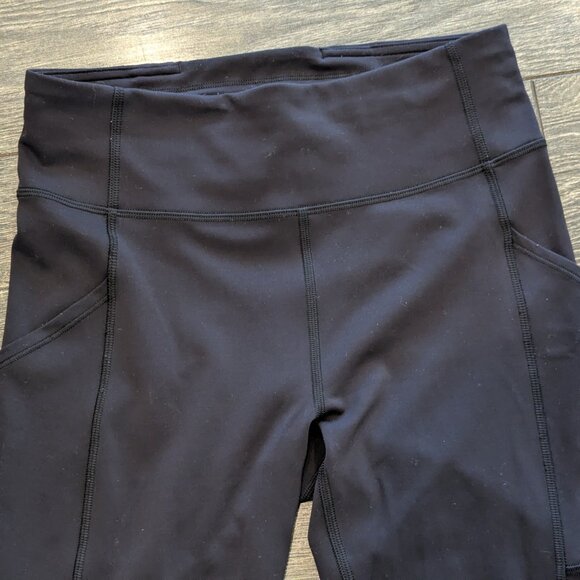 Lululemon Women's 6 Invigorate High Rise Tight Legging 25” Black media pockets - Picture 4 of 11
